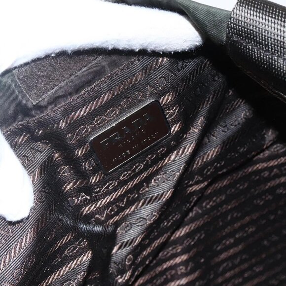 PRADA Tote Bag Nylon Khaki Auth bs30153 - Picture 14 of 16